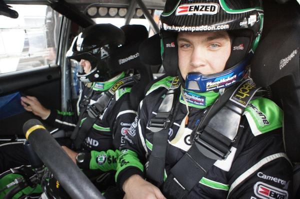 Racetech race seat users, NZ rally stars Hayden Paddon and John Kennard